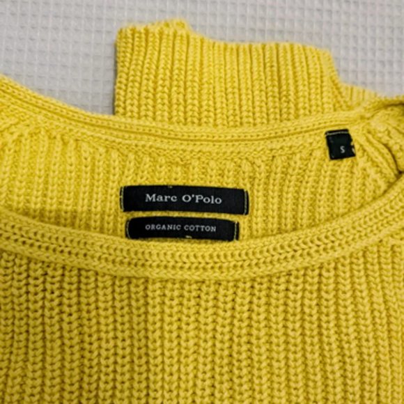 Yellow sweater Marc O'Polo - 100% cotton - Picture 4 of 6